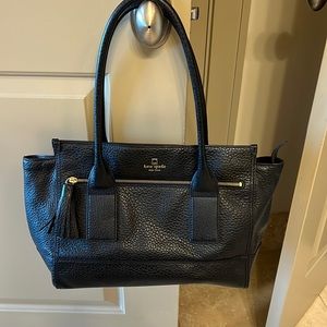 Kate Spade black tote - barely used!